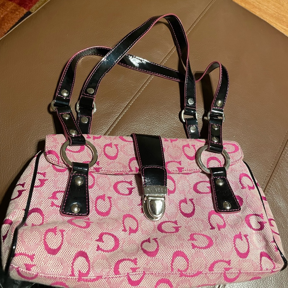 Pink Guess pocketbook